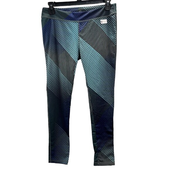 K’s More Pants - K’s More Leggings Womens Multicolor Striped Size 2XL